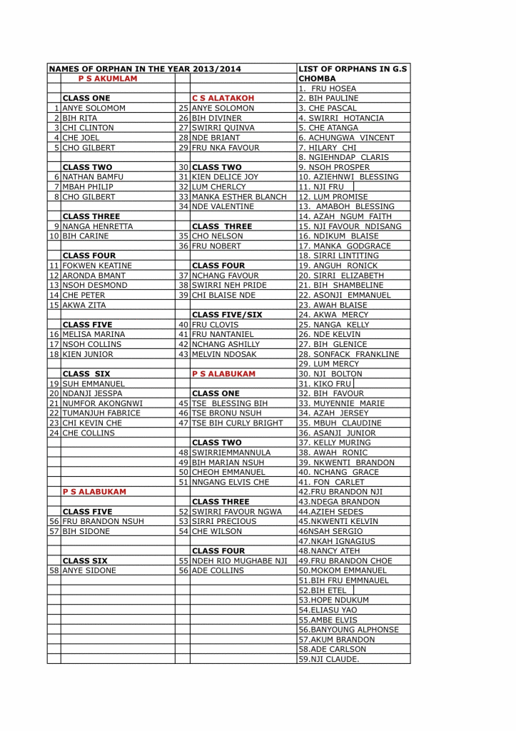 school fees 2013